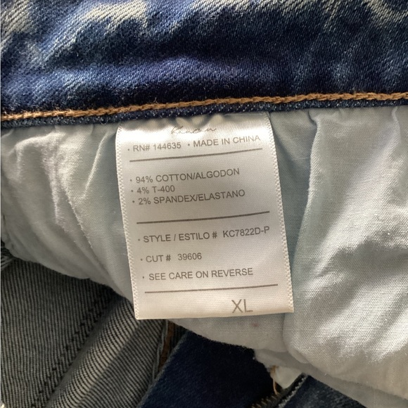 KanCan Plus size Distressed Ankle High Rise Jeans - Picture 4 of 9